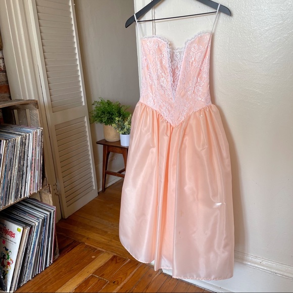Vintage Gunne Sax by Jessica McClintock Prom Dress - Picture 2 of 16